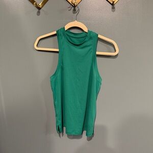 LULULEMON High-Neck Sleeveless Tank in Emerald Green